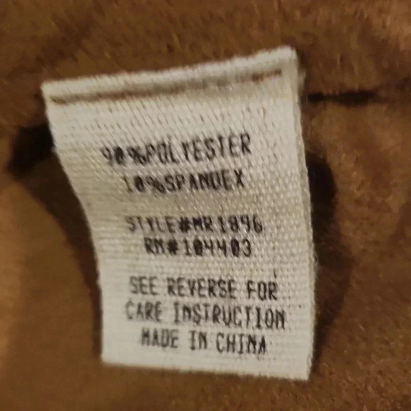 Moon River Faux Suede Sleeveless Duster Vest – Camel Brown – Size XS - Picture 8 of 9